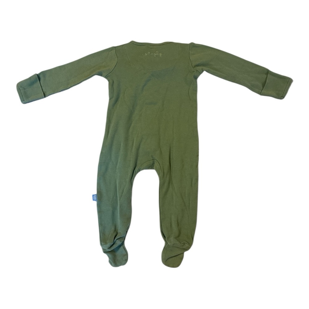 Magnetic Me Sage Green 3-6 Months Footie - Picture 2 of 3